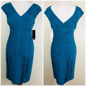 Adrianna Papell NWTFormal Blue Sheath Dress sz 8